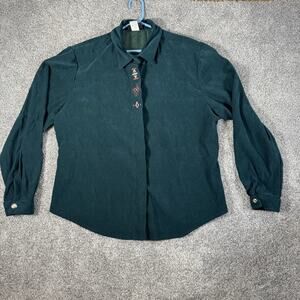 Vintage 80s 90s Roughrider Circle T Western Shirt Sz XL Cowboy Aztec Embroidered